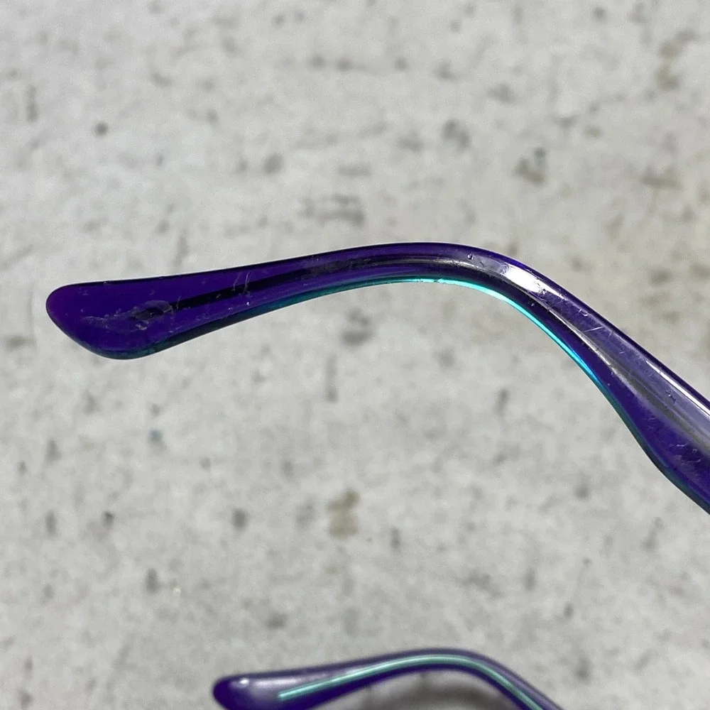 Ray-Ban RB 1642 3997 Eyeglasses Kids Purple Teal  Square Frames 48mm